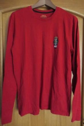 Ralph lauren bear cerveny original natelnik m/l, ralph lauren,m
