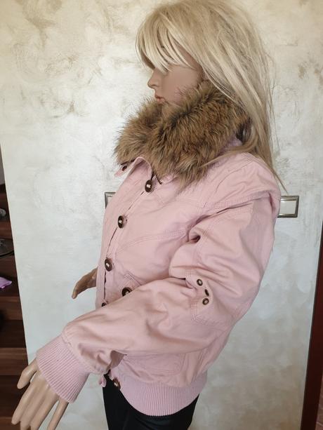 Bunda s odnimatelnym golierom m/l, m