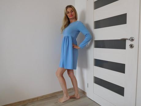 Bledo modré šatočky -38v,, 38