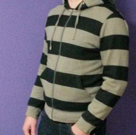 Mikina ciernoseda, zara,m