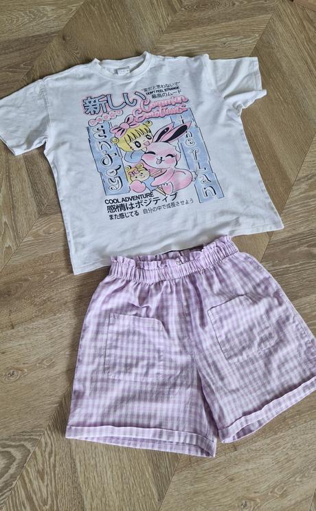 Set tričko + šortky, zara,152