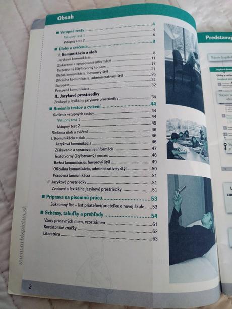 Cvičebnica slovenský jazyk 1 pre stredné školy, 