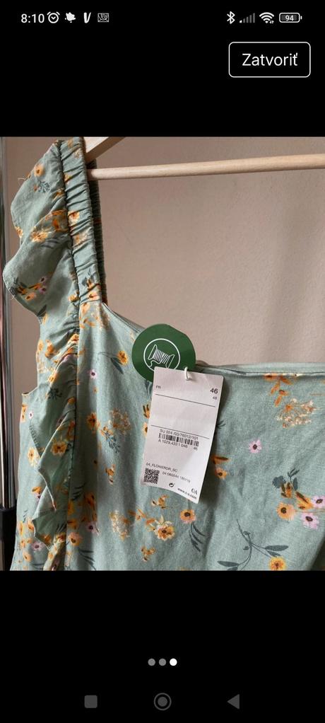 Letne plátené šaty, c&a,46