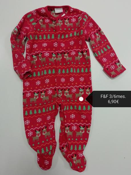 Overal dupačky flisové teplé vianočné, f&f,68