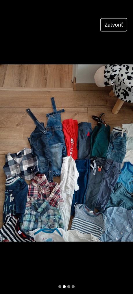 Balík chlapčenského oblecenia 3-6/6-9 mesiacov, 68–80