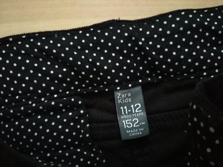 Semišové nohavice, zara,152