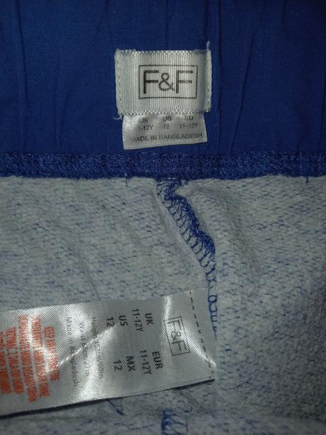 Melírovomodré tepláky, f&f,152