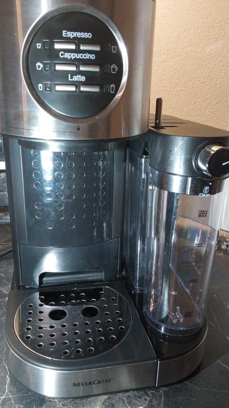 Kávovar, silver crest