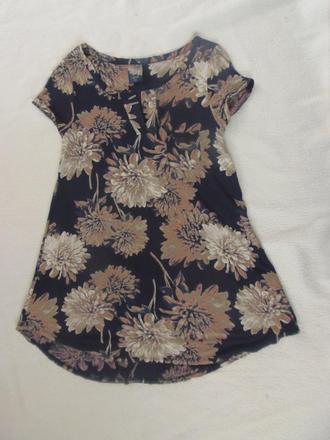Tričko kvety, next,m