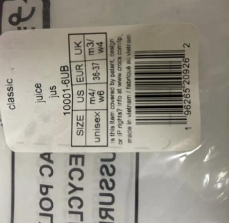 Šľapky crocs 36/37, crocs,37