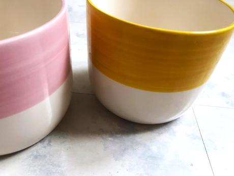 Keramické črepníky 2 ks,