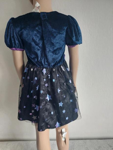 Nočná obloha / čarodejnica karnevalový kostým 104,