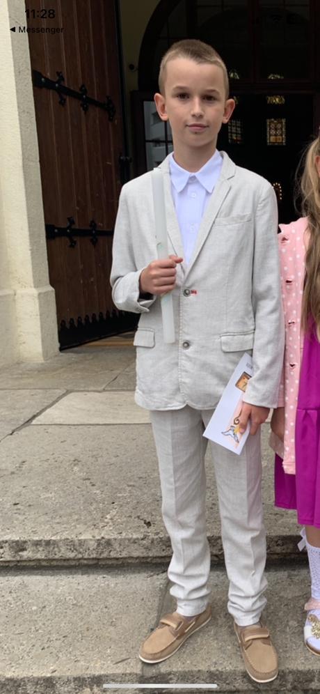 Chlapcensky oblek zara, 134