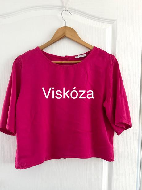 Blúzka ottavia vo fuchsiovej farbe, s