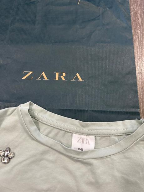 Zara tricko s kamienkami č.11-12, zara,152