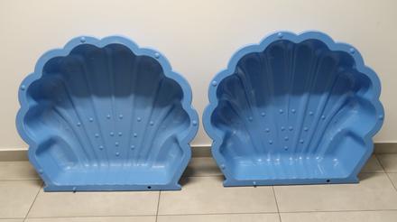 Pieskovisko - mušľa -2ks,