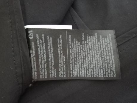 Ćierne nohavice c&a 46, c&a,46