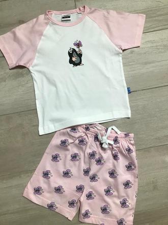 Dvojdielné letné pyžamko s krtkom, 104