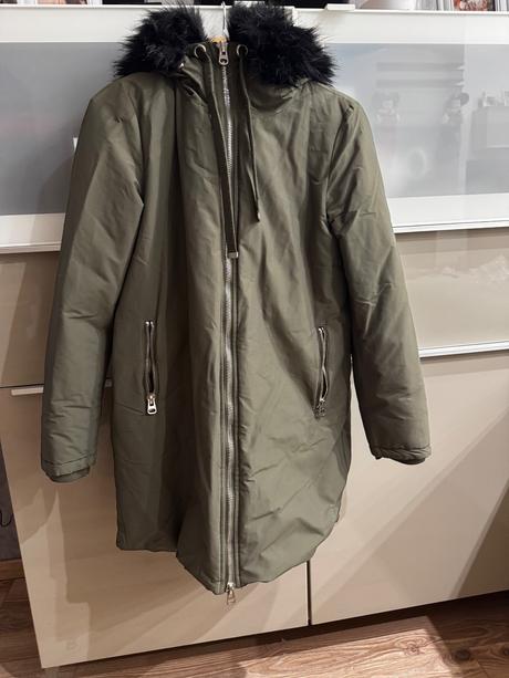 Dámska zimná bunda - parka, zara,m