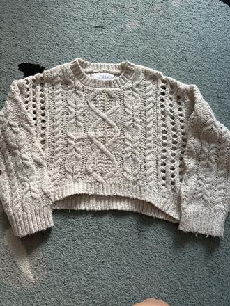 Pulóver crop zara, zara,140