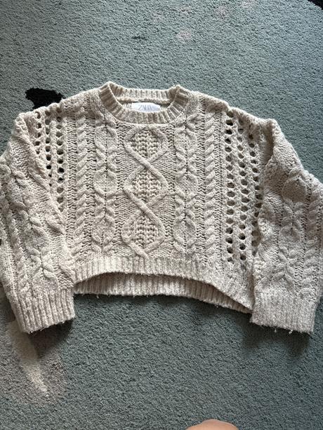 Pulóver crop zara, zara,140