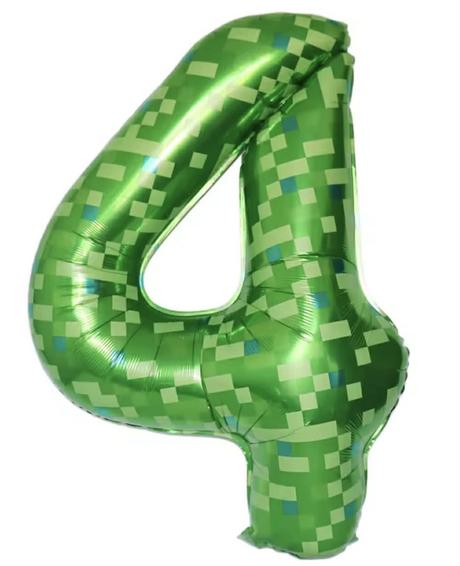 Balóny minecraft- steve 85cm aj meč- až 15/16/17ks,