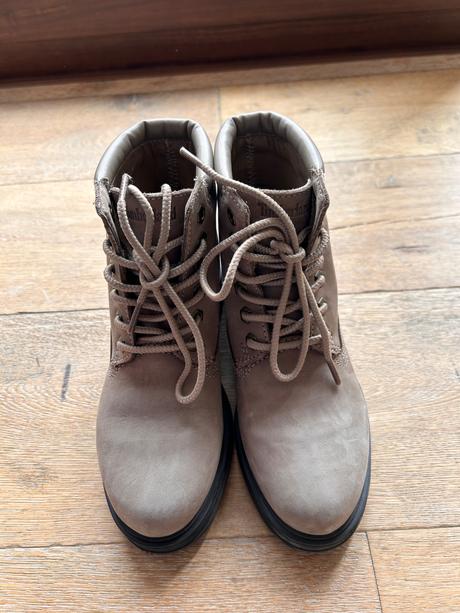 Timberland kožene topánky s nubbuco kožou 36, timberland,36