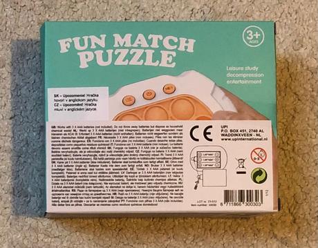 Elektronicka hra - fun match puzzle - nova, 