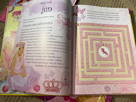 Knižka na rok 2009,2010 barbie, 2009 disney prince,