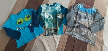 Tričká v. 104 a 110, h&m,104