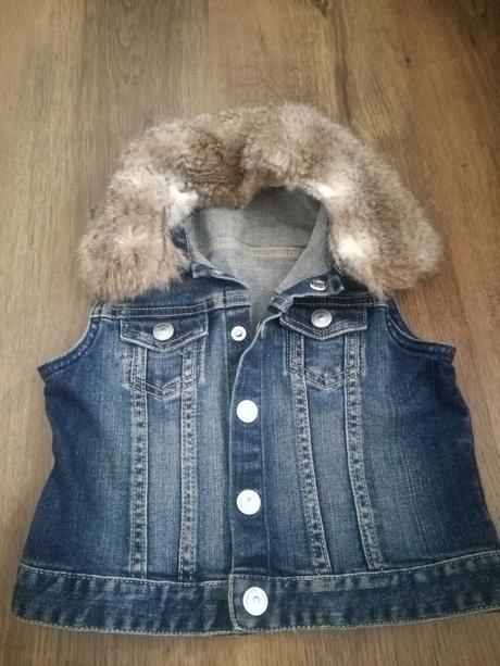 Dievcenska riflova vesta, h&m,116