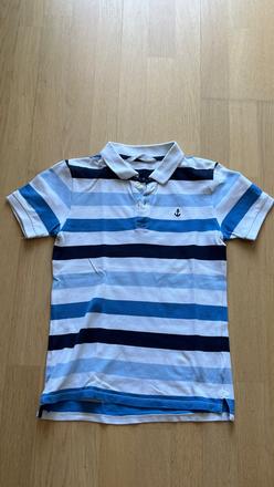 Kvalitná bavlnená polokošeľa, h&m,134