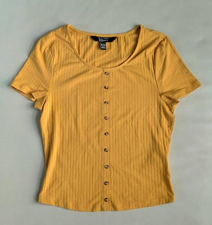 164/170 tricko s gombíkmi, new look,164