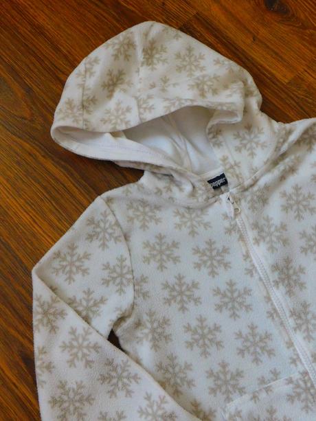 Flísový overal pepperts s vločkami 134/140, pepperts,134