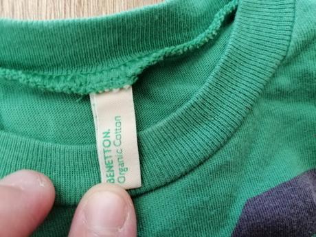 Tričko z organickej bavlny, benetton,80