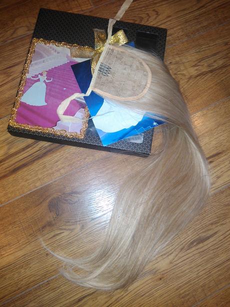 Príčesok cop -blond farba, 