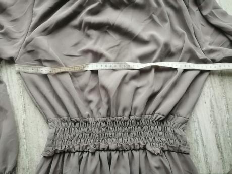 Romantické sivé šaty, vs, s