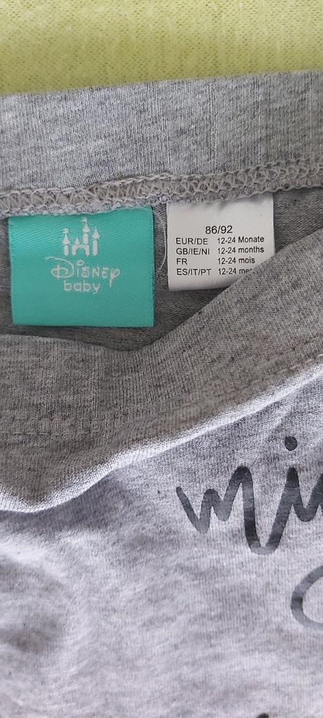 Legíny šedé mickey mouse 86/92, disney,86