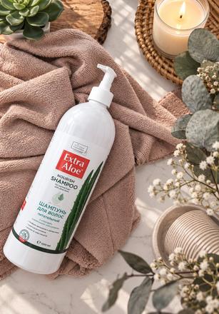 Aloe výživný šampón,