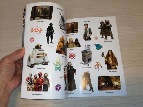 Star wars solo guide + sticker collection nsu19,