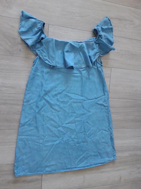 Riflové šaty s volánom, reserved,m