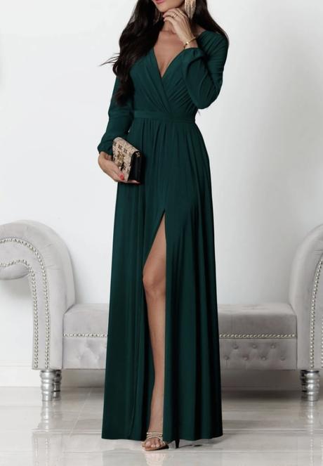 Zelené trblietavé šaty aj m a xl, l