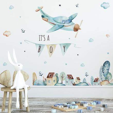 Nálepka na stenu - its a boy, 