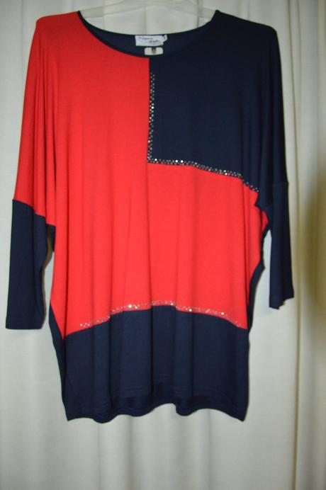 Dámky luxusný top, 44 - xxxl