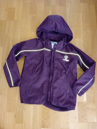 Fialová softshell bunda, pompdelux,128