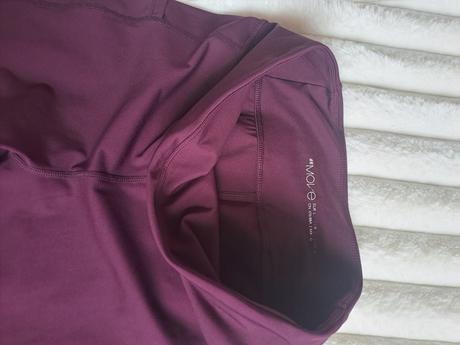 Slivkové športové legíny, h&m,l