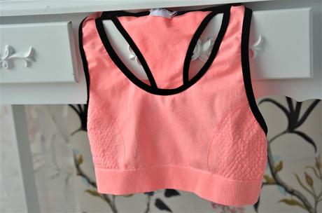 Neon športová podprsenka-122/128, 128