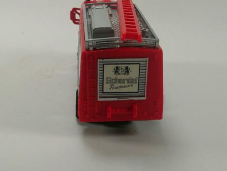 Plastové hasičské auto, fire dept, 11 cm, 