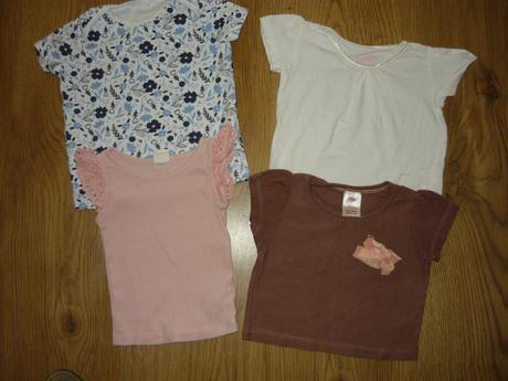 Tričká s krátkym  rukávom viac kusov  -80, 80