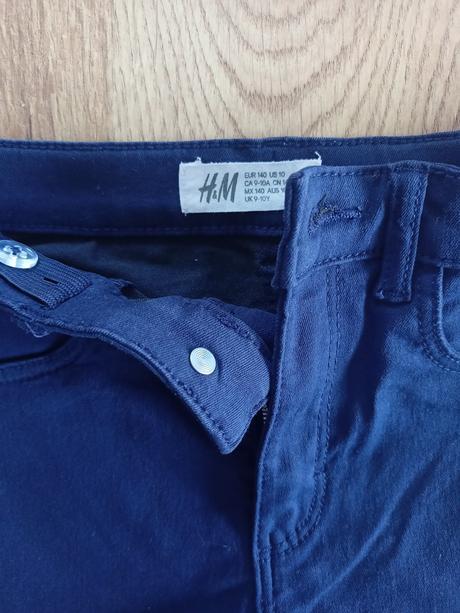 Modré rifle 140 h&m, h&m,140